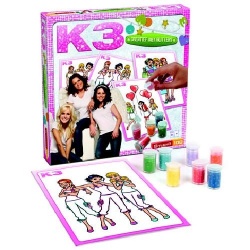 K3 Creatief met glitters
