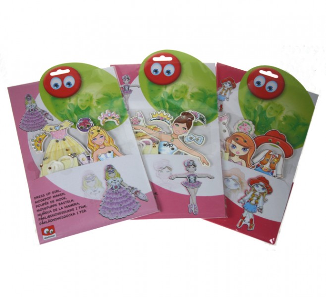 Aankleedpop hout