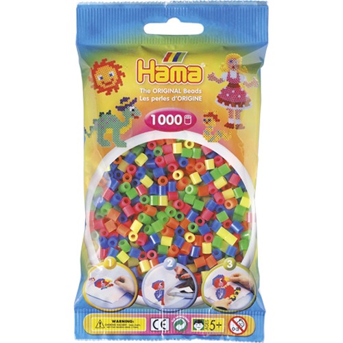 Hama strijkkralen neon diversen (052)
