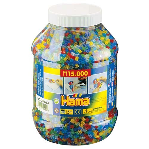 15.000 Hama strijkkralen glitter (2454)