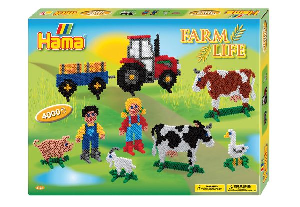 Hama strijkkralen boerderij 4000-delig