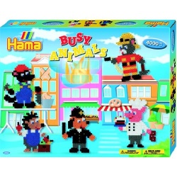 Hama Strijkkralen Busy Animals 4000