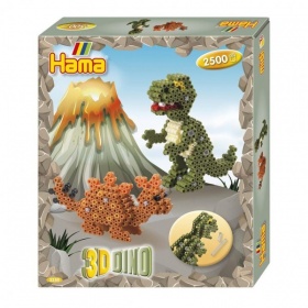 Hama Strijkkralen Gift Box 3D Dino (2500)