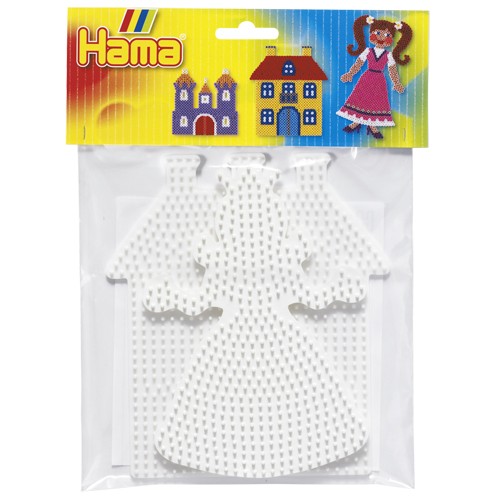 Lees Meer... : Hama strijkkralen grondplaat prinses en huis (4457)