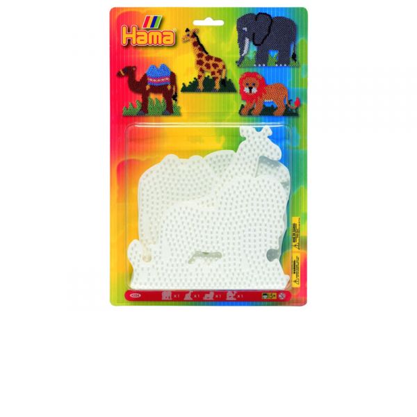 Hama strijkkralen 4 wilde dieren grondplaten (4554)