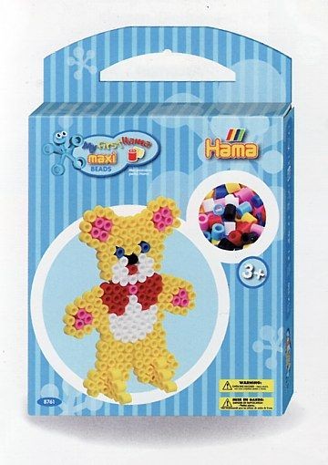 Hama maxi strijkkralen set - beer