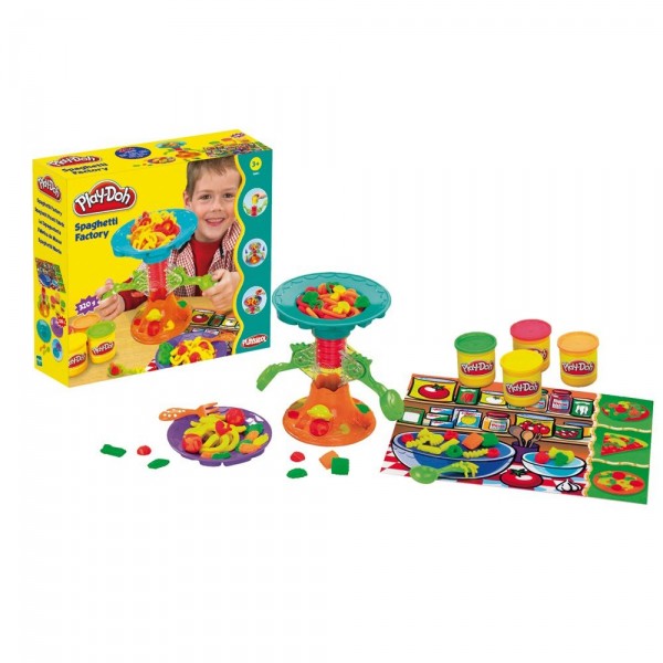 Playdoh spaghetti fabriek