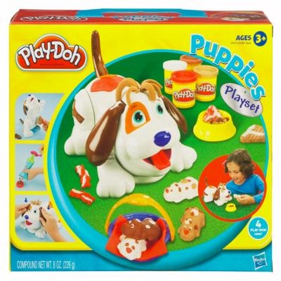 Playdoh puppy speelset