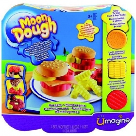 Moon Dough popper burgers