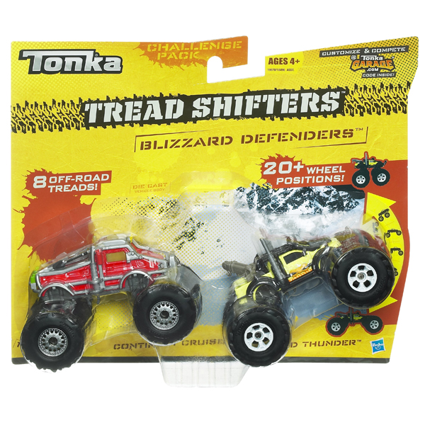 Tonka tread shifters metal cars 2pack