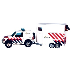 Paardentrailer politie