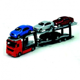 Vergroot Truck met auto's Truck met auto's