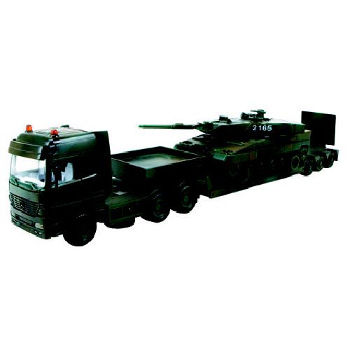 Transporter leger met tank