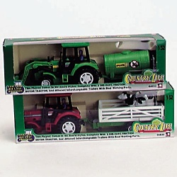 Tractor met aanhanger