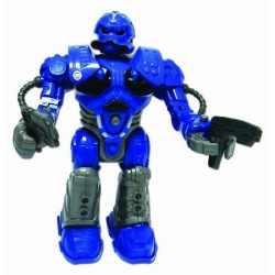 Robot loopt-licht-geluid