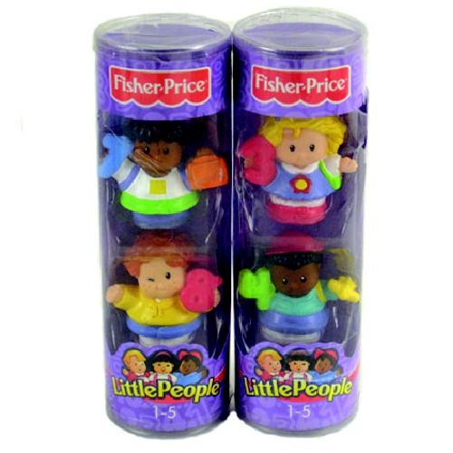 fisher price  little people figuur (2 in koker)