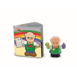 Fisher price little people boek met figuur