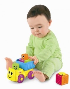 fisher price truck & blokjes