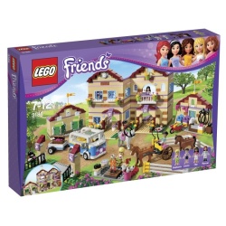 3185 Lego Friends - Paardenkamp met paardenstal en paarden