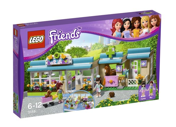Lees Meer... : 3188 Lego Friends Drukke Dierenkliniek