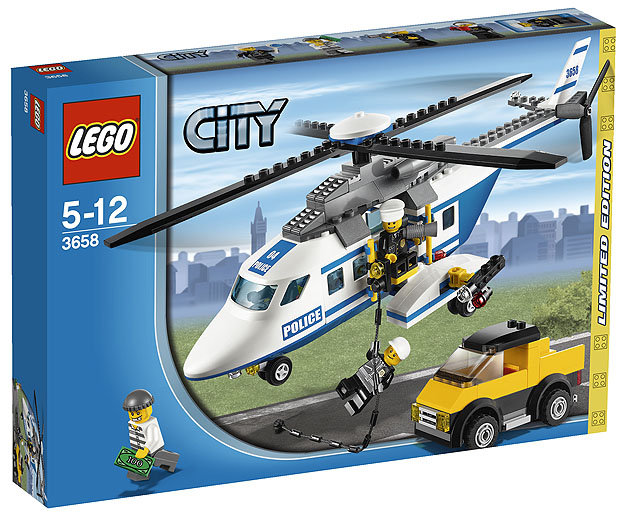 Lees Meer... : Lego 3658 City Politiehelikopter