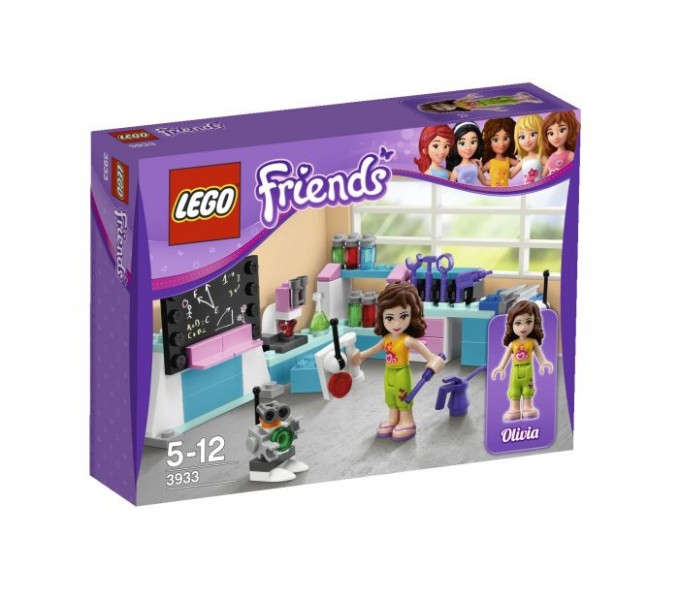 Lees Meer... : 3933 Lego Friends Olivias laboratorium