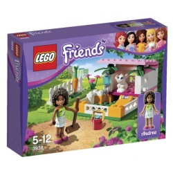 3938 Lego Friends - Andreas konijnenhok met ren