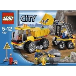 4201 Lego City Kiepwagen met laadschop