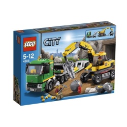 4203 Lego City Graafmachine Transport
