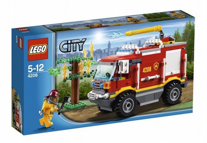 Lees Meer... : 4208 Lego 4x4 Brandweer truck