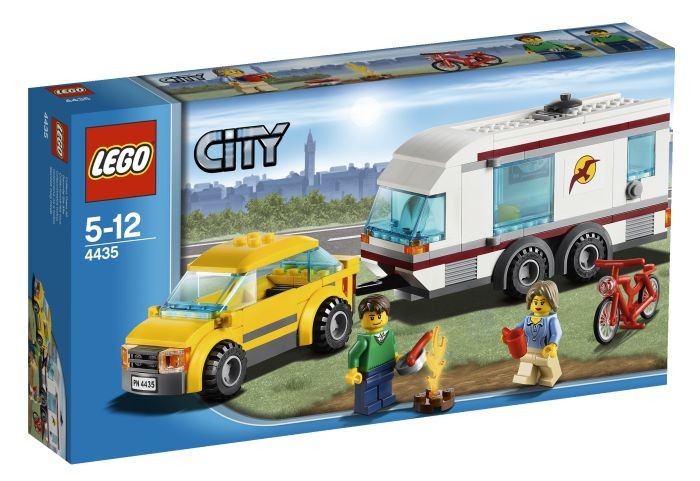 Lees Meer... : 4435 Lego Auto met Caravan