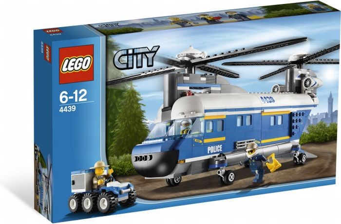Lees Meer... : 4439 Lego Politie Transporthelikopter