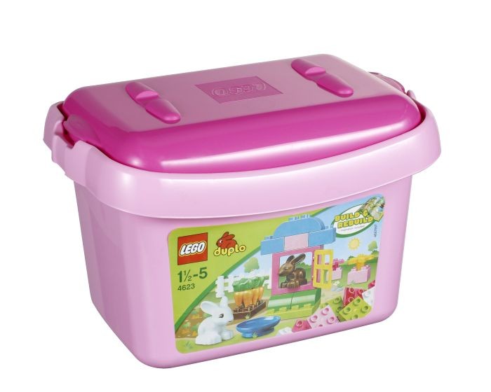 Lees Meer... : 4623 Lego Duplo roze opbergdoos