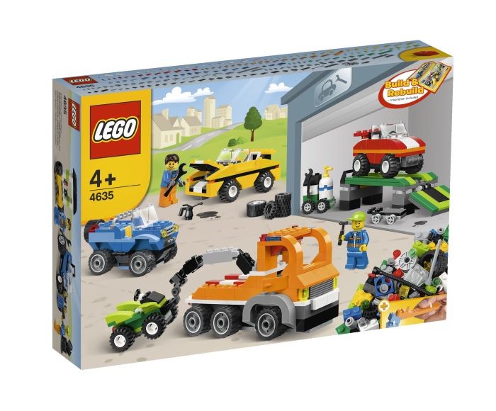 Lees Meer... : 4635 Lego spelen met voertuigen