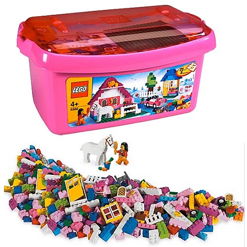 Lees Meer... : Lego 5560 Grote roze stenendoos