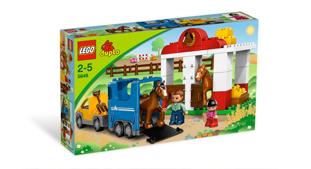 5648 lego duplo paardenstal