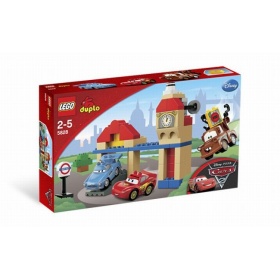 Vergroot 5828 Lego Duplo Cars 2 Big Bentley 5828 Lego Duplo Cars 2 Big Bentley
