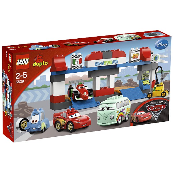 5829 lego duplo de pitstop