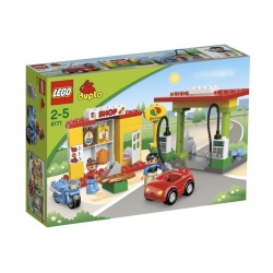 6171 Lego Duplo Benzinestation met winkel