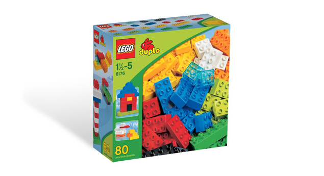 6176 lego duplo basic stenen (80 stuks)