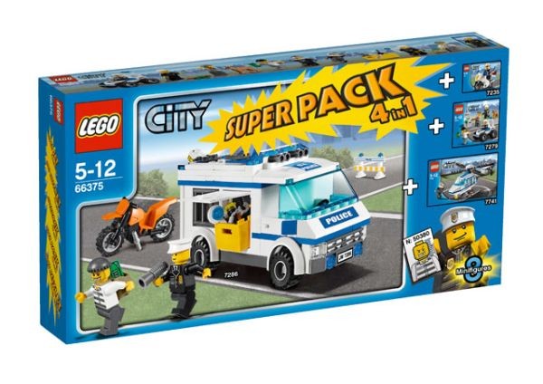 Lees Meer... : 66375 Lego City Politie value pack
