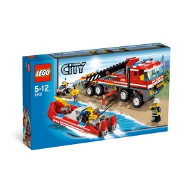 Vergroot 7213 Lego brandweer off-road-boot 7213 Lego brandweer off-road-boot