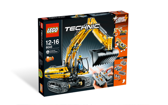 Lees Meer... : Lego 8043 Graafmachine Met Motor