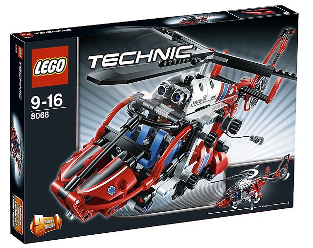Lees Meer... : 8068 Lego Reddingshelikopter