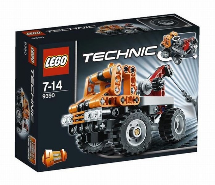 Lees Meer... : 9390 Lego Mini Takelwagen