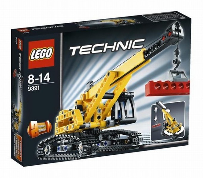Lees Meer... : 9391 Lego kraan met rupsbanden
