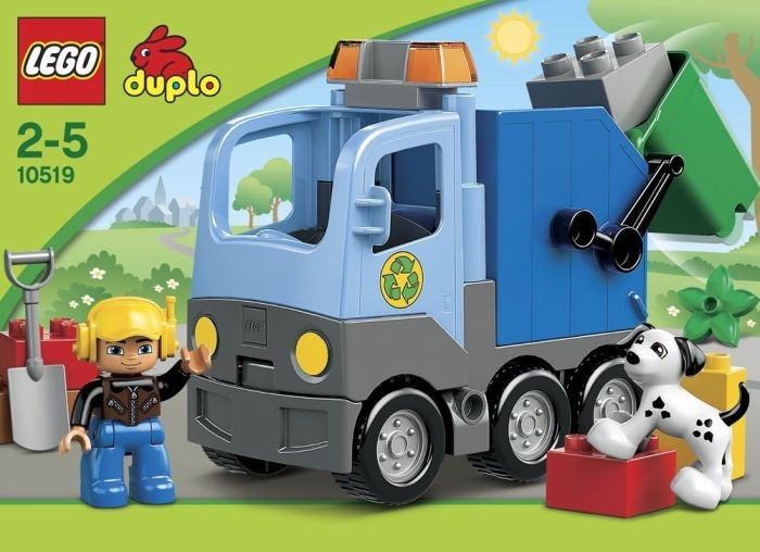 Lees Meer... : 10519 Lego Duplo Truck Garbage