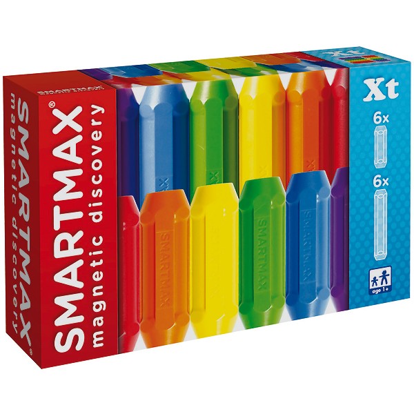 Smartmax magnetische staven - 6 korte en 6 lange