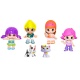 Bekijken 4 Pinyponfiguren met 2 dieren.