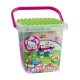 Hello kitty bouwstenen emmer 56 delig